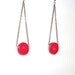 Chunky Natural Red Coral Earrings- Red, fall wedding, Fall Jewelry, OOAK, Autumn Jewelry, 2012 trend