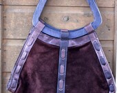 Vintage // 1970s // It's in the Bag// Wood and Leather // Made in Brasil