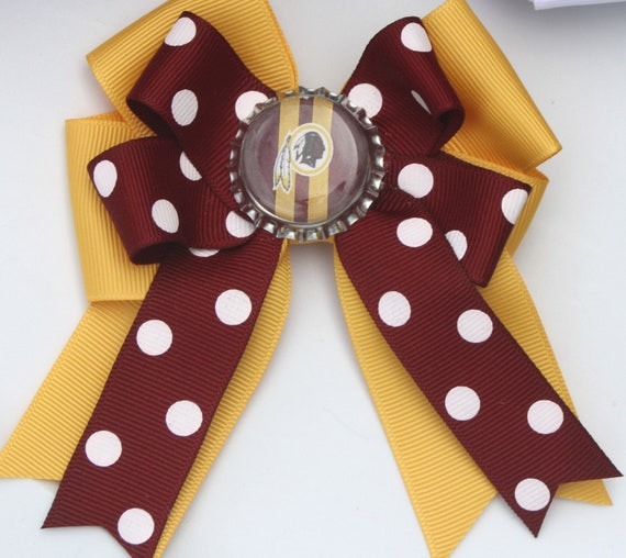 Washington Redskins. Washington Redskins Bow. Redskins Bow. Redskins Hair Bow. Redskins Fans. Redskins Gifts.