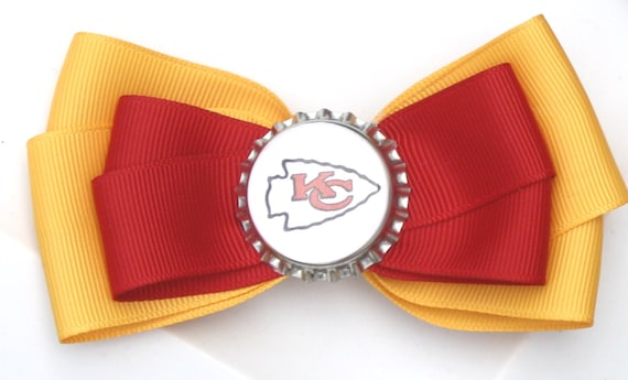 Kansas City Chiefs. Kansas City Chiefs Bow. Chiefs Bow. Chiefs Hair Bow. Chiefs Fans.