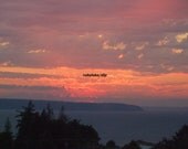 West coast sunset waiting for the storm BC sunset photography