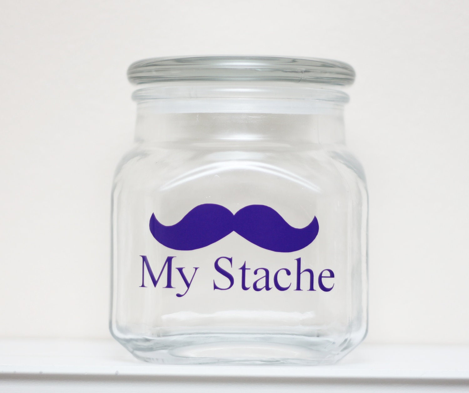 My Stache - Mustache Money Jar - DARK BLUE