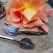 Unique Bohemian Boho Hippie Sterling Silver Abalone Hair Pins, Vintage Mexico Recycled