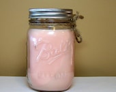 Valentines Soy Mason Jar Candles: "Love Spell" Scented Candle - StillWaterCandles