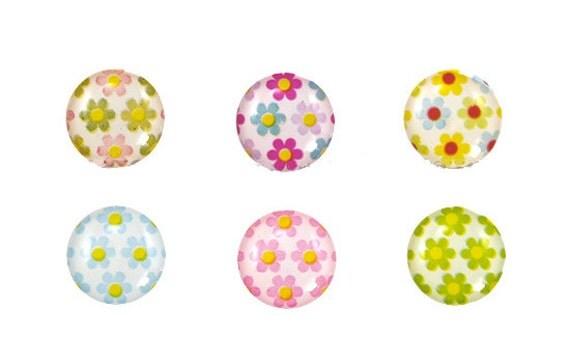 Apple Products Home Button Sticker- Flower