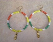 Rasta Goddess Small Hoop Earrings