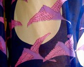 60s maxi dress/ vintage novelty print/ 1960s Elizabeth Stewart