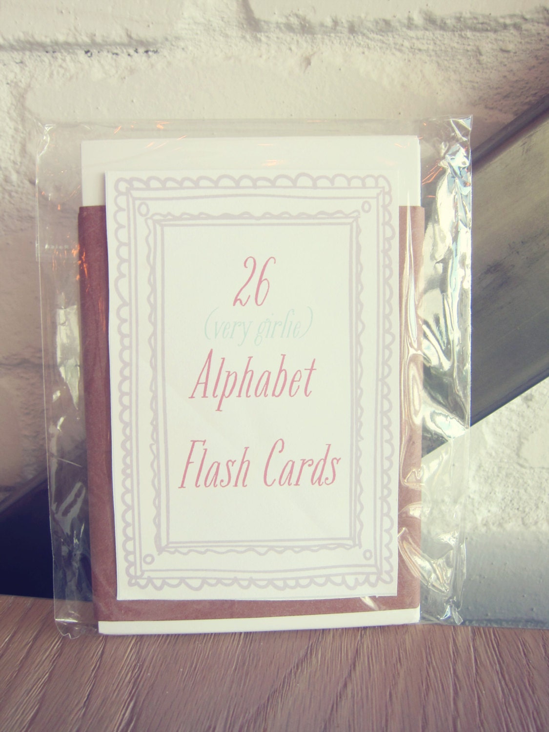 Very Girly Alphabet Flash Cards