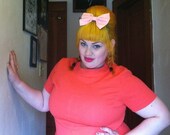 III Darling Plus Size Coral Vintage Dress III