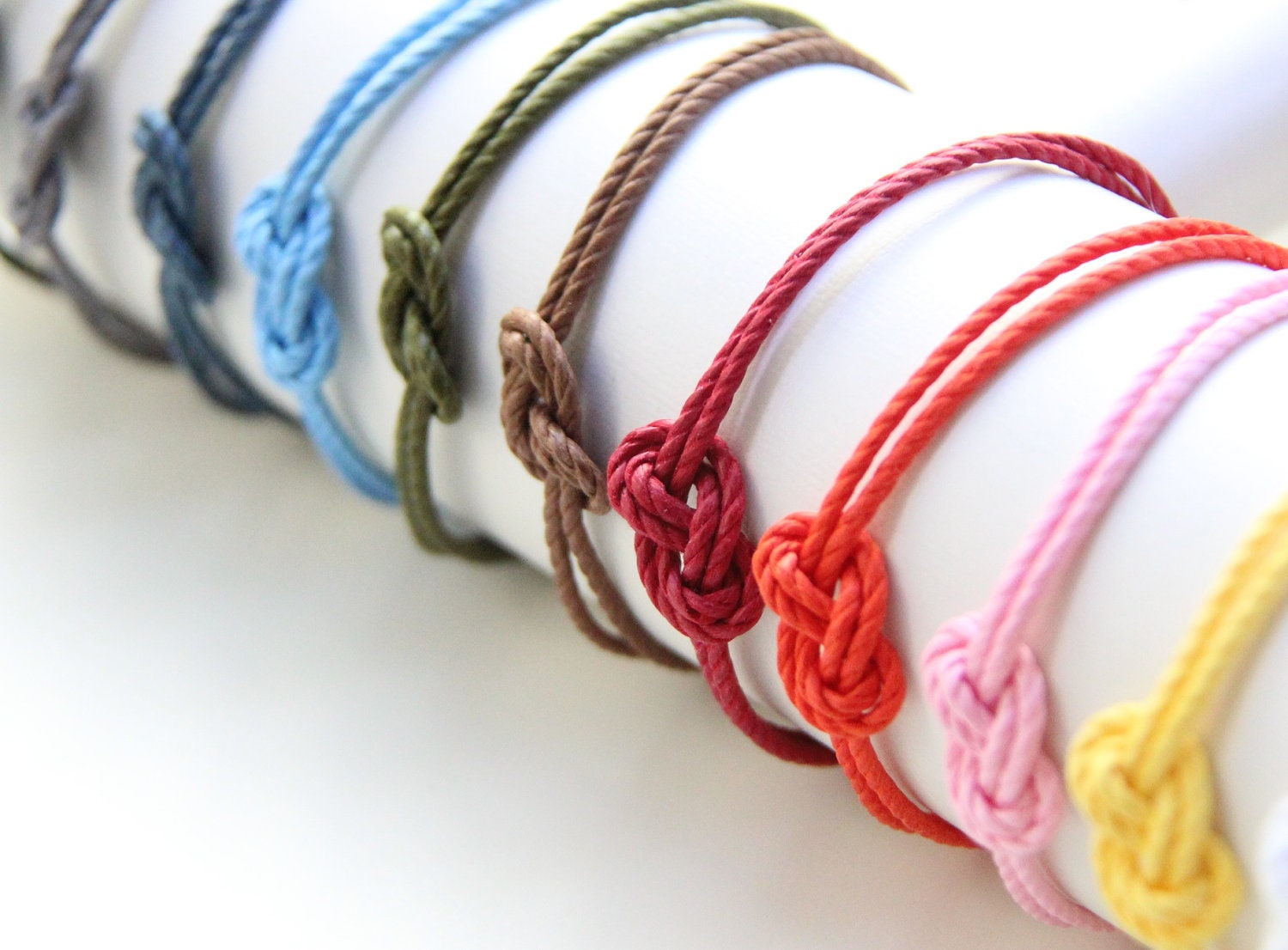 Small Knot Bracelet: Nautical Knot Bracelet - 24k gold plated
