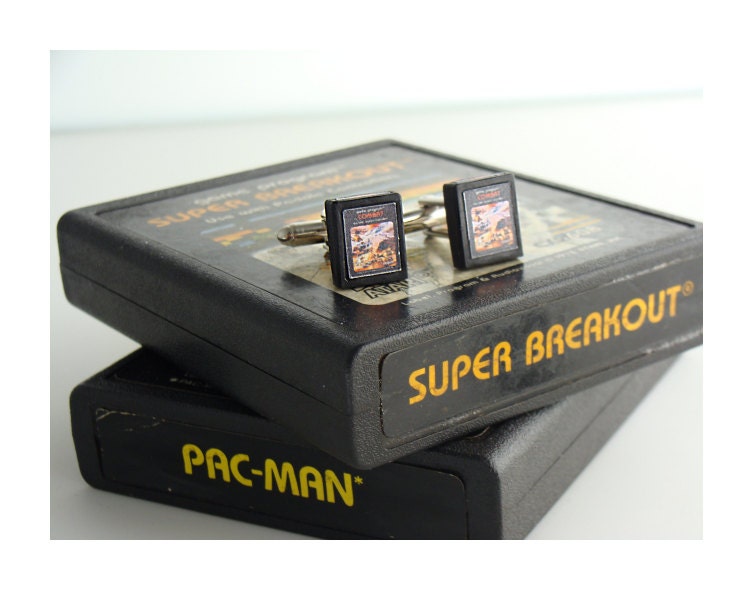 Atari 2600 Cartridge Cufflinks -many games available or custom games