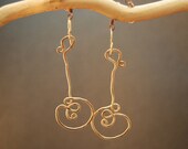 Nouveau 178 Hammered squiggle shapes