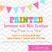 45 Printed 5x7 Flat Cardstock Cards with Envelopes-Professional Digital Paper