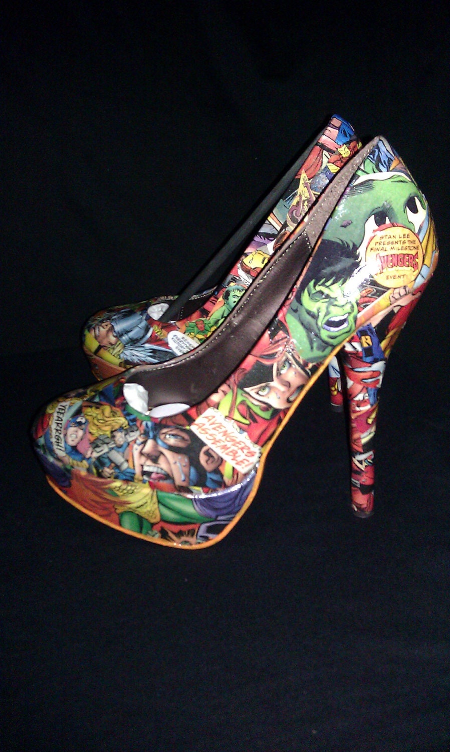 Avengers Custom Comic Book Heels