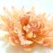 Silk fabric flower pin brooch/hair clip