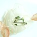Vintage inspired HANDMADE silk fabric flower hair clip/pin brooch