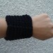 Black Crochet Bracelet