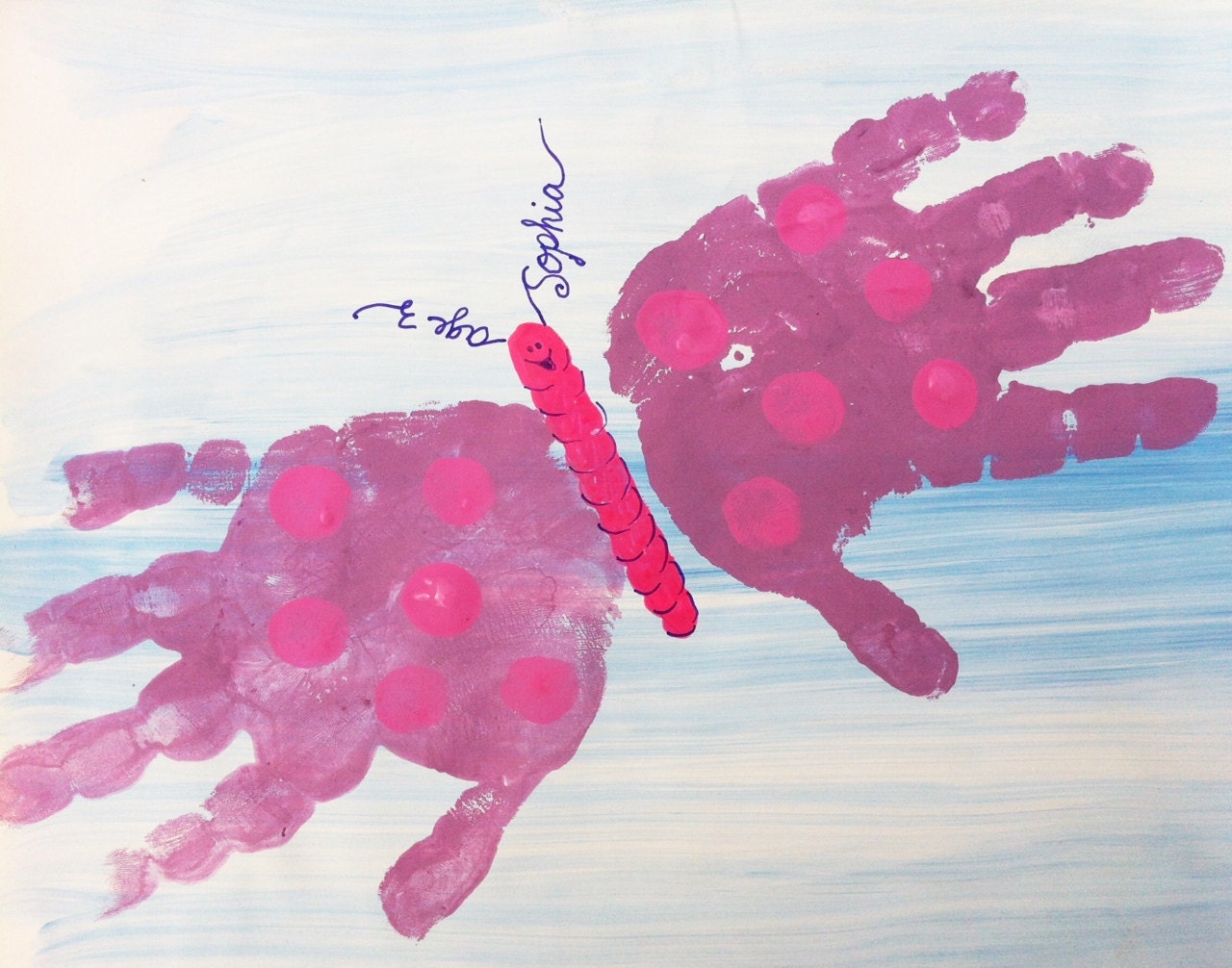 Butterfly Handprints: Children's DIY Craft11inx14in