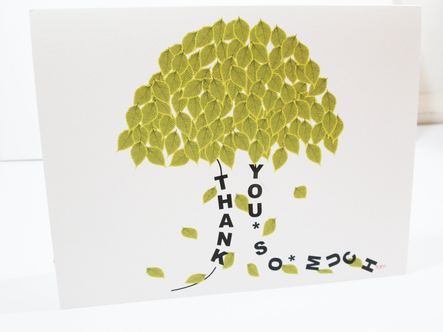 Thank You Note Cards Set, Oak Tree Cards, Thank You notecards, Gratitude Cards, Appreciation Card, Creative Thank You So Much