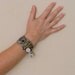 Vintage Moroccan Berber Bracelet - Sterling Silver & Enamel
