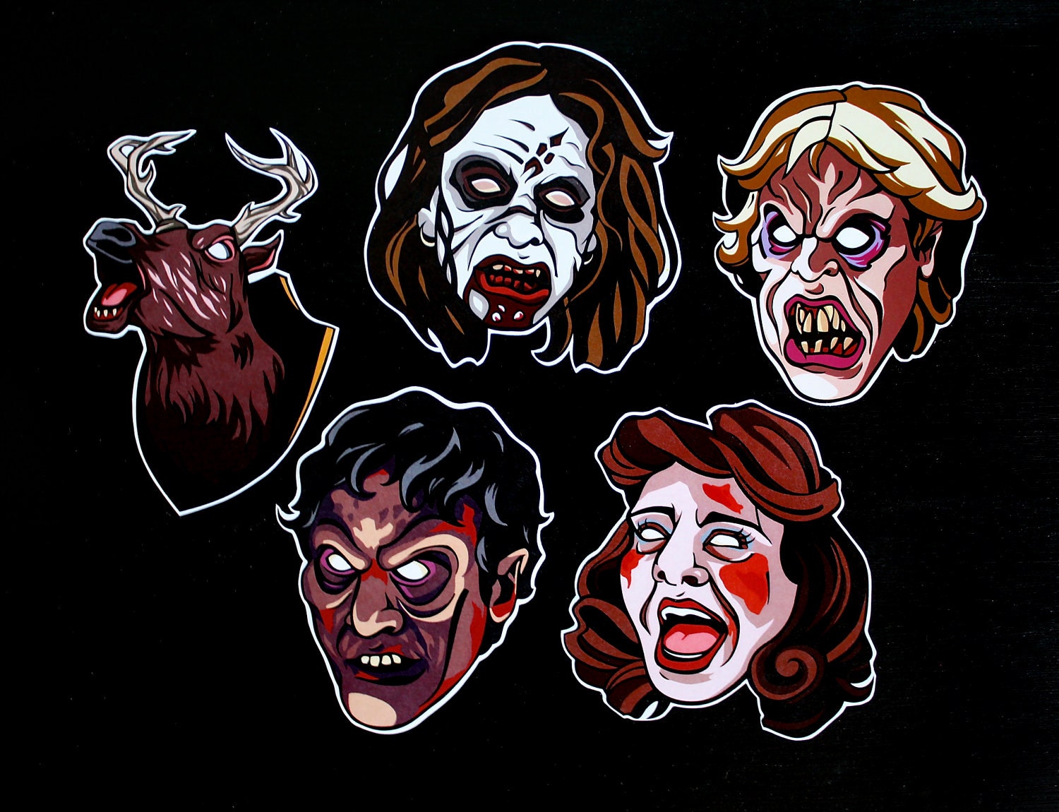 EVIL DEAD - Pack of 5 Stickers