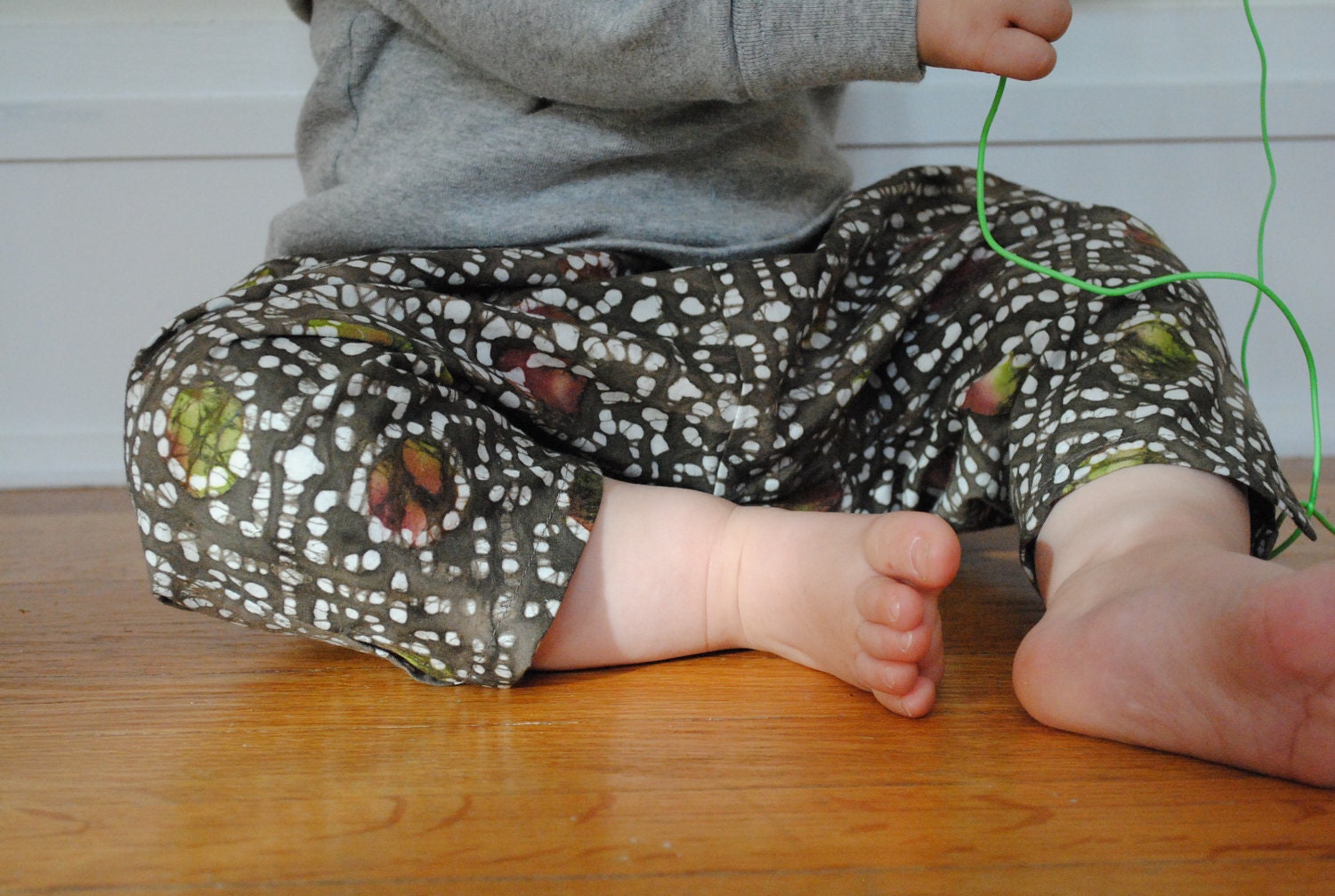 12-18 months, unisex batik ninja pants, baby harem pants