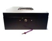 Vintage Steelmaster Cash Box Industrial Office Storage with Key