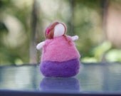 Needle Felted Standing Doll, Home Decoration