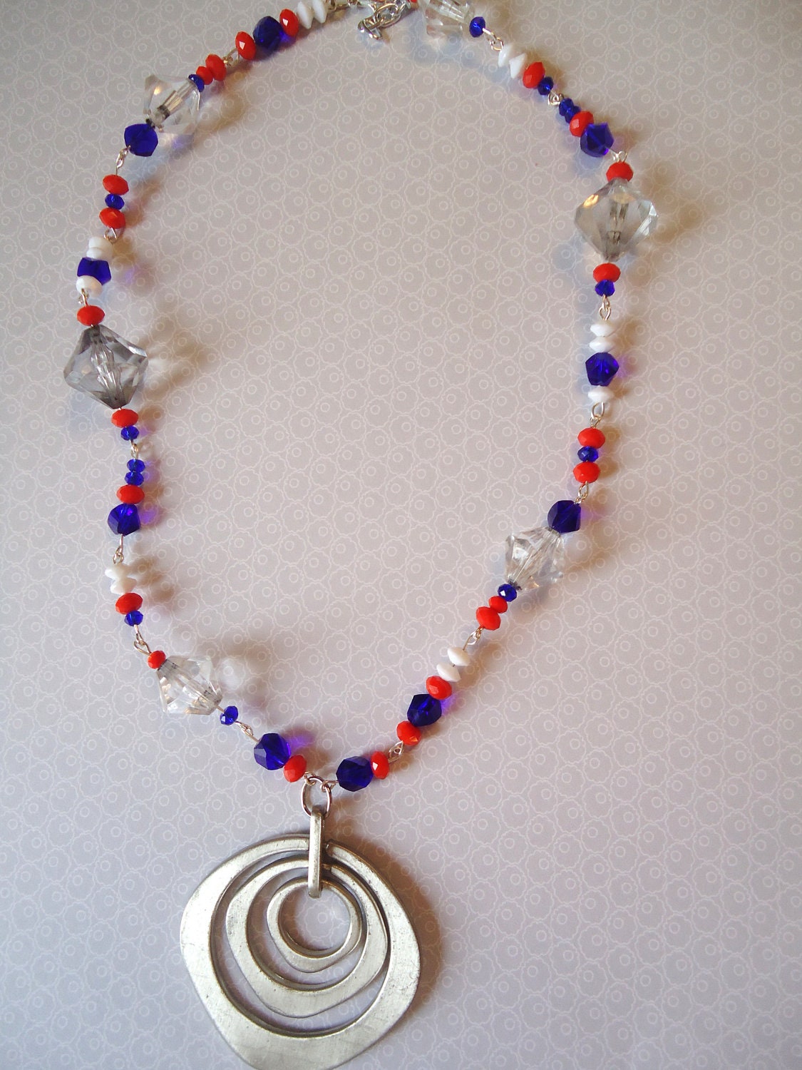 Orange and Blue Team Spirit Bling
