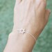 star of david bracelet - tiny jewish star - sterling silver sideways star of david . star of david jewelry, jewish jewelry , magen david .