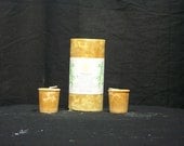 Palm Pillar and 2 Votive Candles, Rose Scented for Dragon Sign of Chinese Zodiac