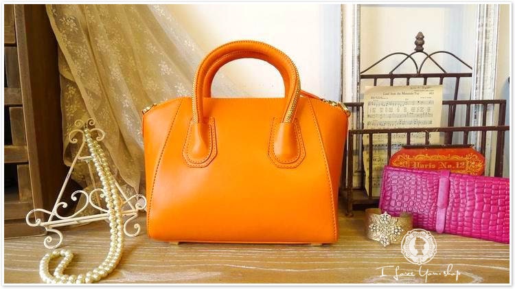 Leather Satchel - Handbag - Tote Bag - Leather Messenger - Leather Briefcase - Shopper Bag in Orange