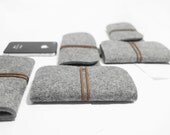 iPhone 4s Case, iPhone 4s Sleeve, iPhone Bag, iPhone Cover with Genuine Leather Strap-D4121