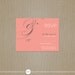 Simple Ampersand Modern Wedding Invitation & RSVP Set - CUSTOMIZE Colors and Content - Digital Files OR Printed Sets