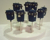 Tardis Cake Pops (10)