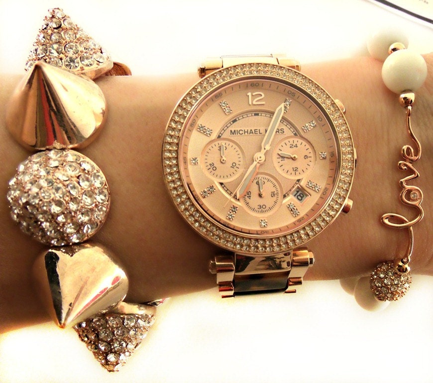 Love bracelet , Gift for her, Bridal, Purity Bracelet, Rose Gold