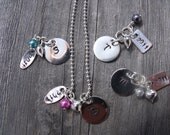 Handstamped Personalized Bridesmaids Necklaces