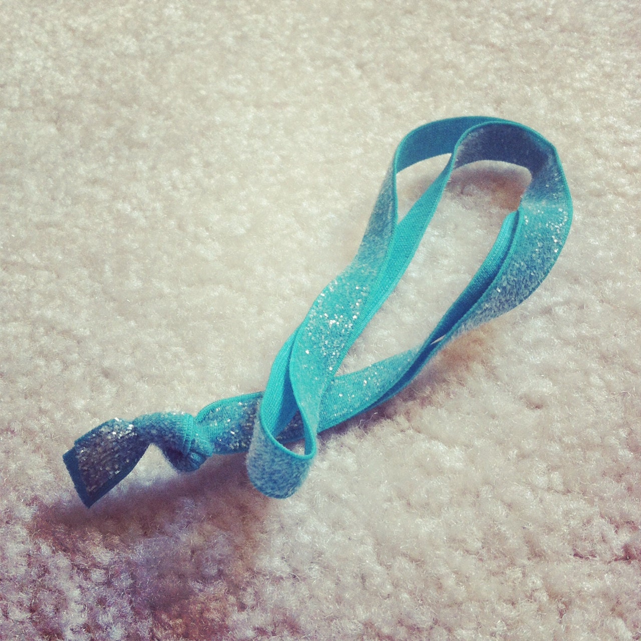 Happi Bands - Headband - Skinny Shimmery Turquoise