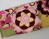 Six Cash Envelopes With Velcro Wrap, Kleo fabric by Alexander Henry