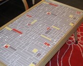 Retro up-cycled coffee table and matching step-end tables Get your 50's groove on Eames is hip