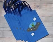 Alien Favor Bags : Set of 6 Outer Space Party Goodie Bags Il_170x135