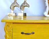 Canary Yellow Dresser - CUSTOM FOR STEPHAN - Refurbished Eastlake - Chest of Drawers - Upcycled Furniture - Eco-Friendly Finish