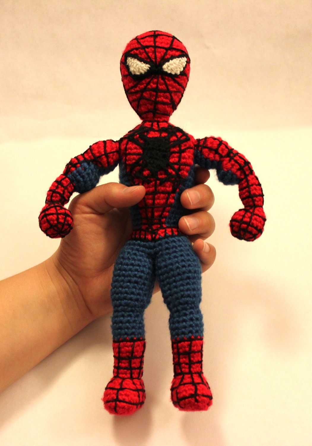 PATTERN Spiderman Superhero Crochet Doll Amigurumi