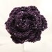 Purple Flower Brooch