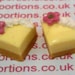 1:6 scale platter of lemon cakes for Barbie, Sindy etc.