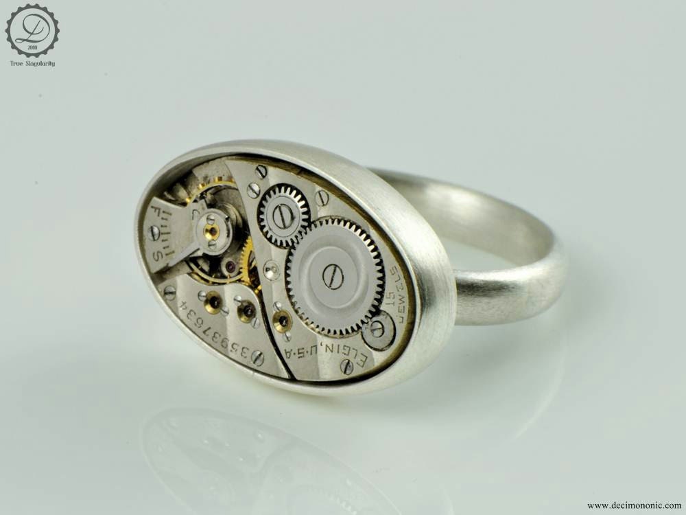 The Elementary Ring - Steampunk ring by Decimononic