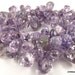 Ice Flake Quartz Beads, Purple, Large Top-Drilled Chip, 10 - 12mm, 15 inch strand, Whole Strand