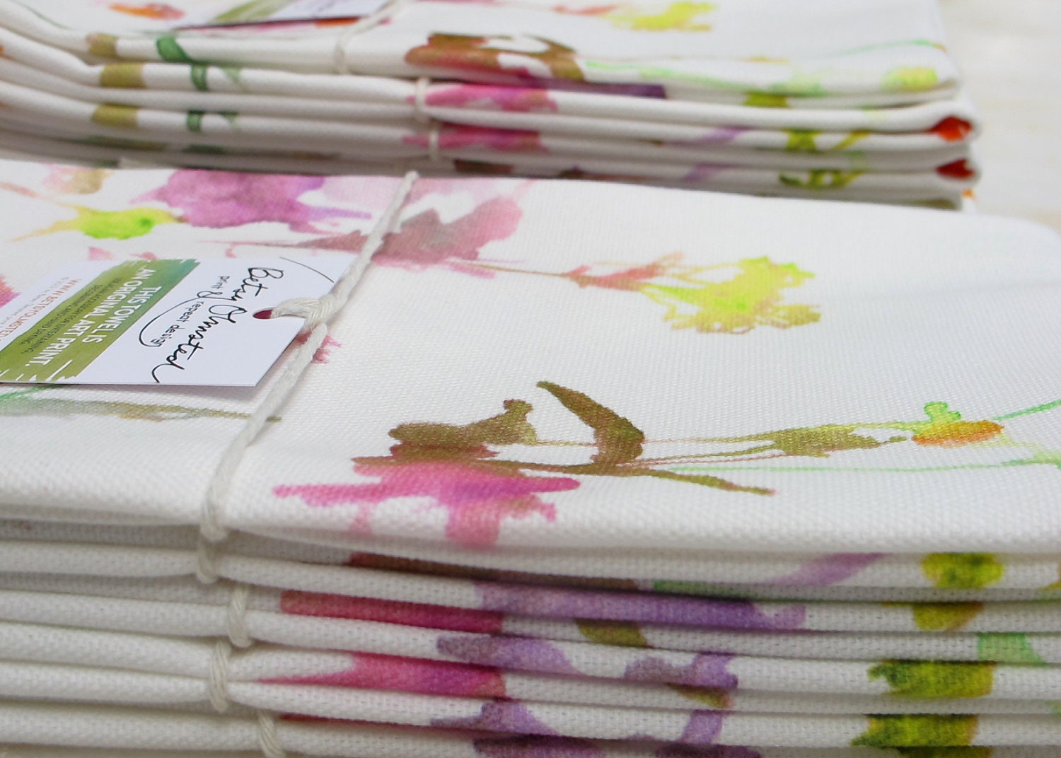 Market Floral Towel- set of 2