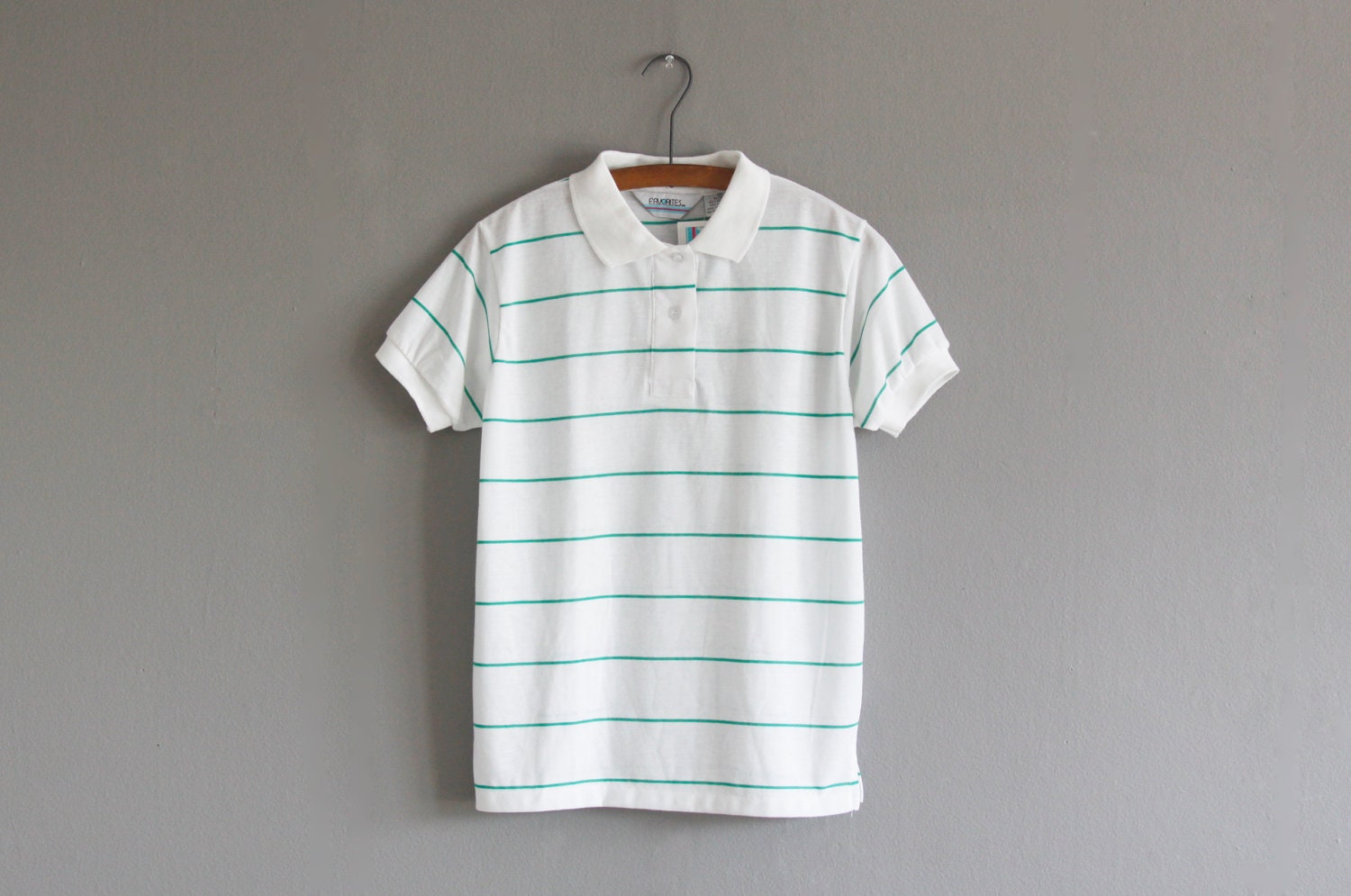 striped polo shirt
