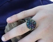Colourful beaded  Ring
